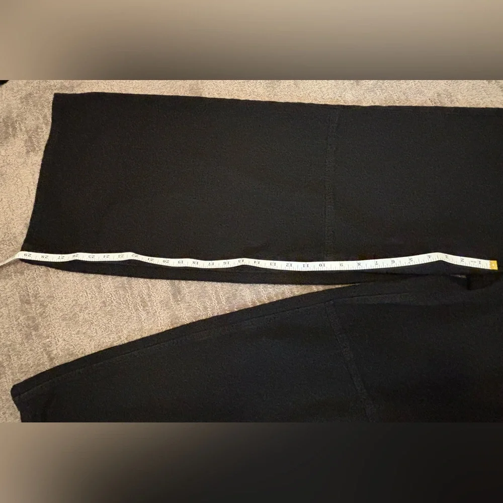 GAP Baggy Mid Rise Wide Leg Pants Black Size 30 (10R) Y2K - Picture 7 of 8